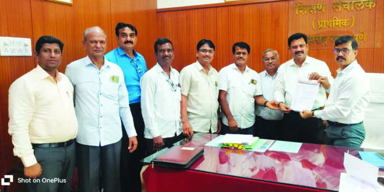 प्रलंबित प्रश्‍नाविषयी संचालकांची भेट