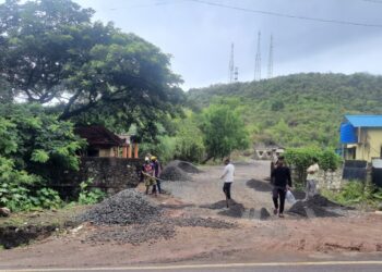 मुरुड आगाराच्या प्रवेशद्वाराची दुरवस्था