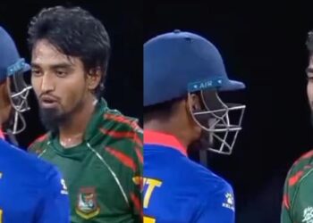 बांगलादेशच्या तंझीमला धक्काबुक्की भोवली