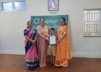 आराध्यचे ओलिंपियाडमध्ये यश