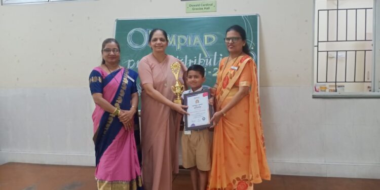 आराध्यचे ओलिंपियाडमध्ये यश