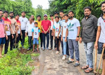 उडदवणेत वृक्षारोपण कार्यक्रम