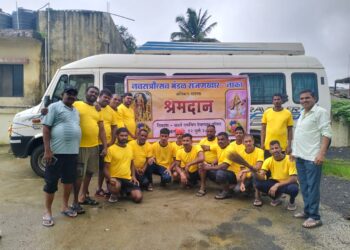 रांजणखार नवरात्र मंडळाची स्वच्छता मोहीम