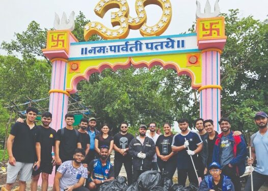 कनकेश्‍वर देवस्थान परिसरात स्वच्छता मोहीम