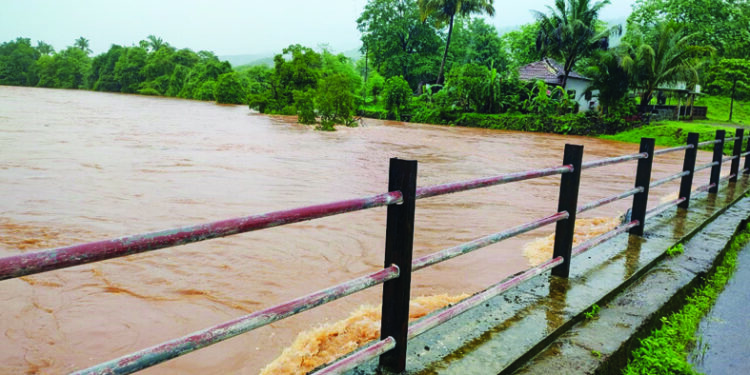 म्हसळा तालुका पाण्याखाली