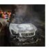 स्कोडा गाडीला आग
