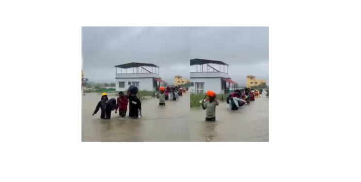 लोणावळ्यात ढगफुटी; अडकलेल्या पर्यटकांना बाहेर काढण्यात यश