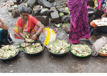 तळा बाजारपेठेत अळंबी दाखल