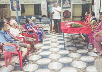 जिजाऊ ब्रिगेडच्या महिलांची आश्रमाला भेट