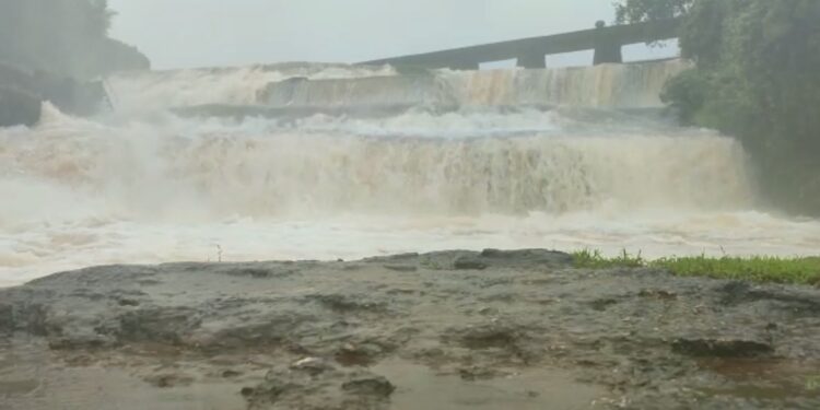 पर्यटकांना फेसाळ धबधब्याची ओढ