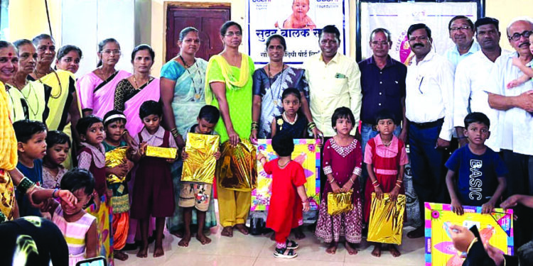 सुदृढ बालक स्पर्धेचे आयोजन