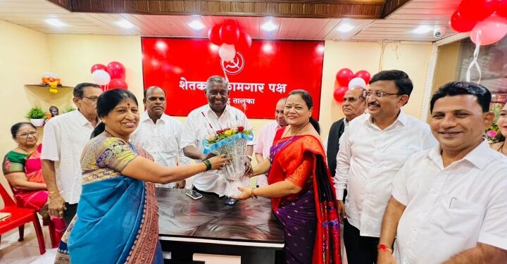 स्व. नामदेवशेठ खैरे संघर्षमय नेतृत्व- शेकापचे सरचिटणीस जयंत पाटील यांचे गौरवोद्गार