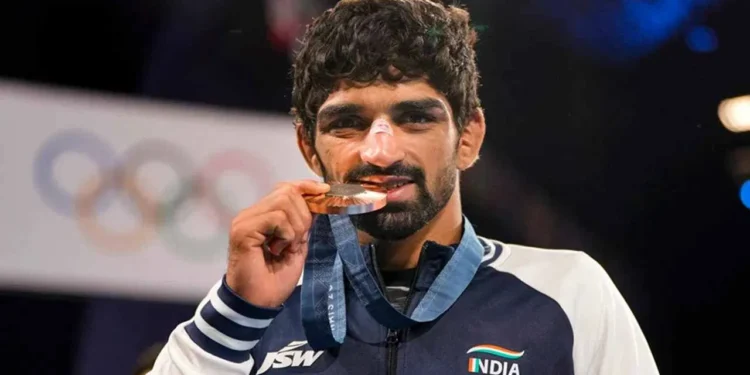 भारताच्या सेहरावतने पटकावले कांस्यपदक