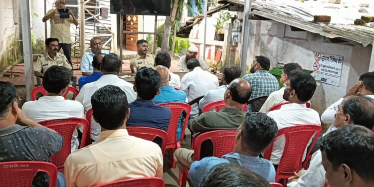 म्हसळा तालुक्यात शांततेसाठी सहकार्य करावे