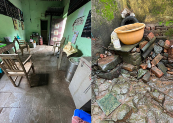 पोंढ्याची वाडी अंगणवाडी नादुरुस्त