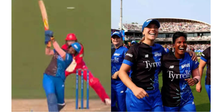 दीप्ती शर्माचा विजयी षटकार