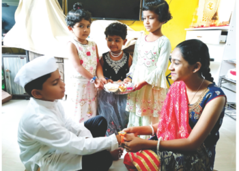 जिल्ह्यात रक्षाबंधन उत्साहात