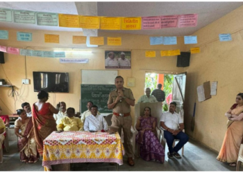 सावळे येथे विद्यार्थ्यांना सुरक्षिततेबाबत मार्गदर्शन