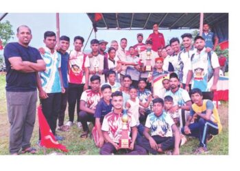 नवखार शेकाप चषकाचे आयोजन