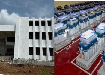 आगामी निवडणुकांसाठी पेणमध्ये स्ट्राँग रूम