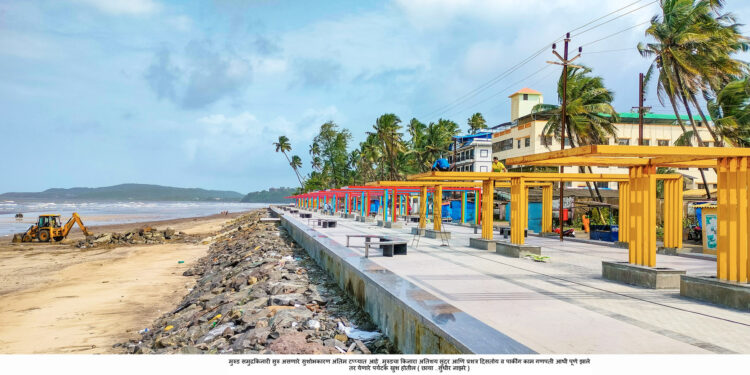 मुरुड समुद्रकिनारा सुशोभिकरण अंतिम टप्प्यात