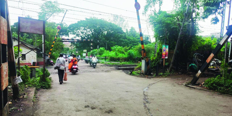रेल्वेचे फाटक चार दिवस बंद