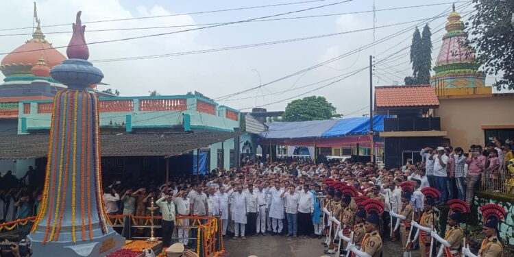 चिरनेर जंगल सत्याग्रहाचा हुतात्मा स्मृती दिन साजरा