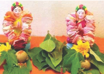 हरितालिकेच्या पूजेसाठी महिलांची तयारी