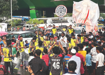 ‘सुदर्शनधारी महागणपती’चे आगमन