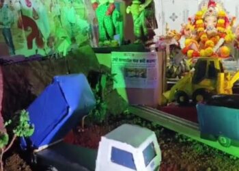 गणेशोत्सवात उमटे धरण संघर्षाची छाप