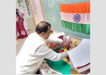 हिरवळ महाविद्यालयात इको फ्रेंडली गणेशोत्सव