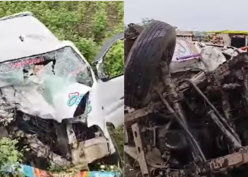 पिकअप-ईकोची धडक; पाच जण जागीच ठार