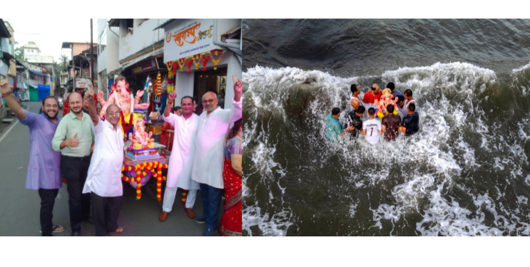 मुरूड परिसरात गणेशोत्सवाची सांगता