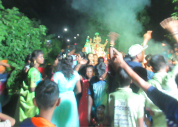 जुने माणगावात उत्साहात विसर्जन