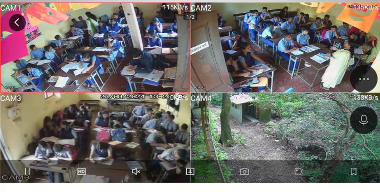 गव्हाणकर शाळेला सीसीटीव्हीचे जाळे