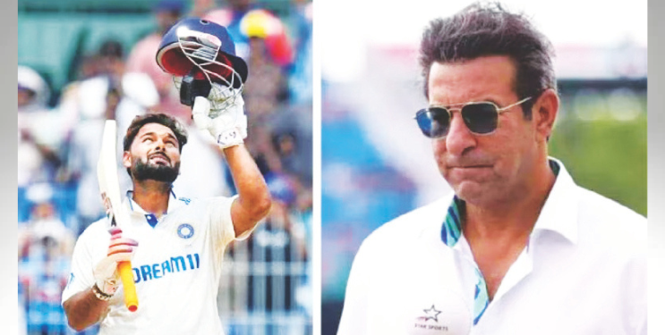 वसीम अक्रमने केली ऋषभ पंतची स्तुती