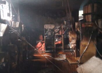 श्रीवर्धन बाजारपेठेत अग्नितांडव