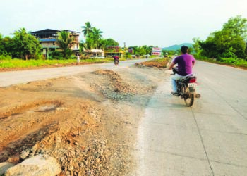 महामार्गावरील अपघाताचा धोका वाढला