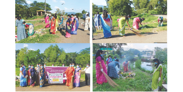 जांभीवली गावात स्वच्छता मोहीम