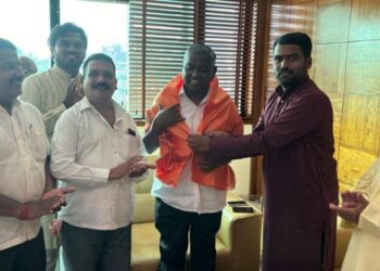 मा. आ. जयंत पाटील यांचा सत्कार