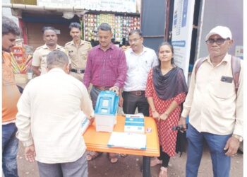 तहसील प्रशासनाकडून ईव्हीएमबाबत जनजागृती