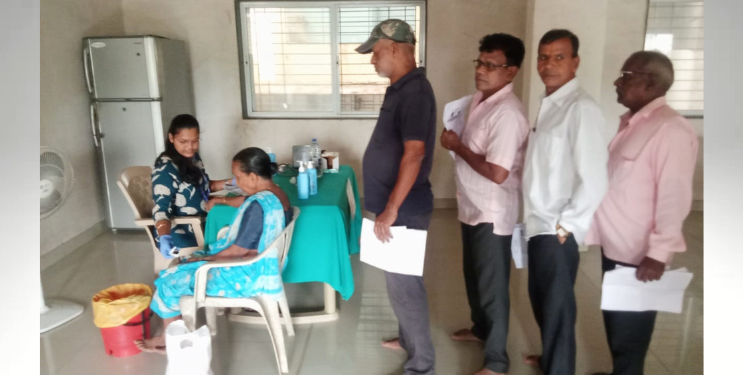 माणगावात नेत्र तपासणी शिबीर