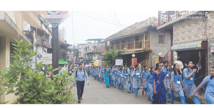 नेरळमध्ये डेंग्यू निर्मूलनासाठी जनजागृती