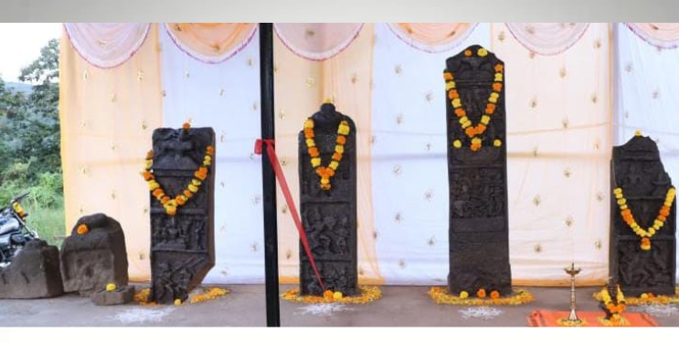 वीरगळ स्मारकाचा लोकार्पण सोहळा संपन्न