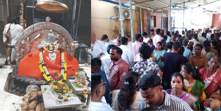 बल्लाळेश्‍वरच्या दर्शनाला भाविकांची मांदियाळी