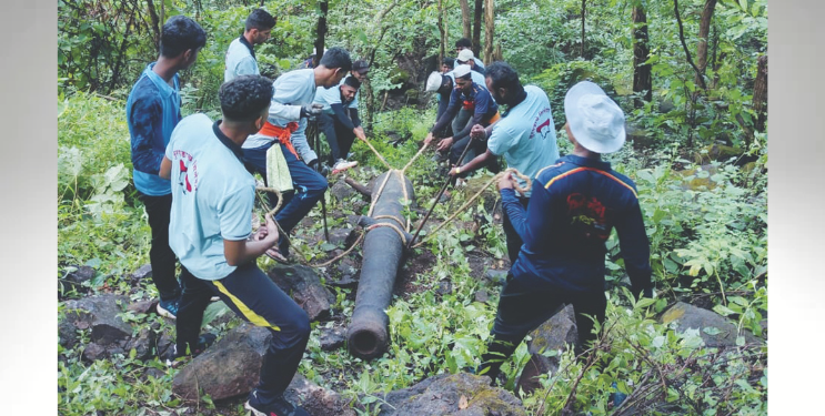 शिवकालीन तोफेचे केले संवर्धन