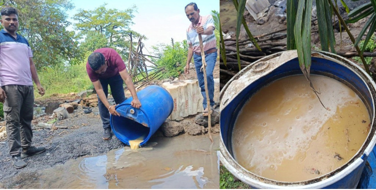 गावठी दारूची हातभट्टी उध्वस्त; आरोपी मात्र मोकाट