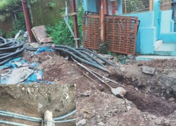 भूमीगत विद्युत वाहिन्यांचे काम निकृष्ट दर्जाचे