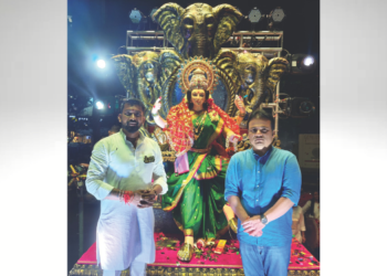 उलवेच्या महाराणीचे जल्लोषात आगमन