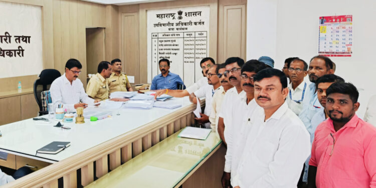 भाताच्या नुकसानीचे सरसकट पंचनामे करा